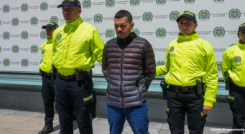Captura de Elder José Arteaga Hernández, conocido como alias El Costeño o Chipi.