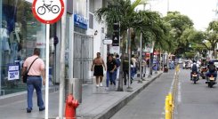No cayó bien en Cúcuta ley que autoriza a vehículos eléctricos a transitar por las ciclorrutas/Foto Stefany Peñaloza