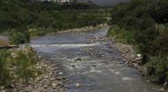 Río Pamplonita, principal afluente de Norte de Santander/Foto Stefany Peñaloza