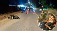 Keiver Steven Hernández Cubides jugaba baloncesto.  El joven se movilizaba en su moto Suzuki Gixxer 150 CC, placa CDG20H, por la vía Boconó, donde ocurrió el accidente. / Foto Cortesía