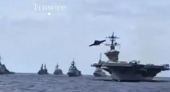 Las imágenes del poderoso despliegue militar de Estados Unidos cerca a Venezuela que publicó representante republicano