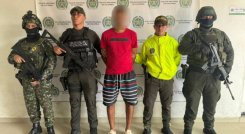 La captura se produjo en concurso entre la Policía y el Ejército/ Foto Cortesía