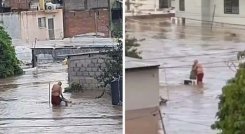 “Agárrate de mí”: pareja de ancianos sobrevivió abrazados a una inundación