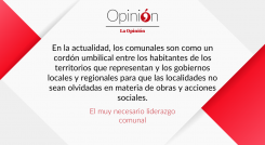 El muy necesario liderazgo comunal