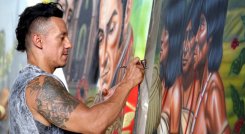 El arte que nace del aerosol: el espectáculo visual de Adrián Dugarte