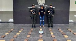 A Mayerlyn Alejandra Briseño le incautaron más de 20 kilos de droga. / Foto: Cortesía