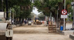 En cuadrante del centro de Cúcuta se han reparado la mayoría de vías hasta el momento./Foto Stefany Peñaloza