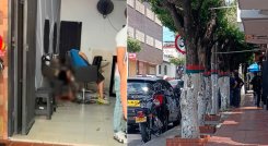 Fabián Abreo Ramírez, de 38 años, recibió un disparo en la cara. / Foto cortesía