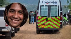 El cuerpo de la mujer trans apreció en una trocha cercana al Anillo Vial Occidental, frente al barrio Simón Bolívar. / cortesía y Stefany Peñaloza.