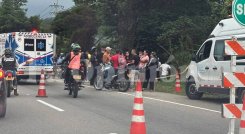 Accidente de tránsito en La Garita en Los Patios 
