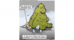 La bajada del desempleo...