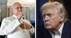 Papa Leon y Trump