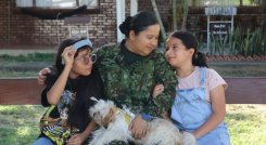 Sargento Nataly Carrillo, Ejército Nacional