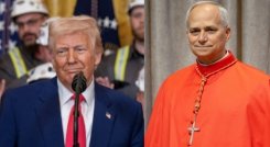 DONALD TRUMP Y EL PAPA LEON 