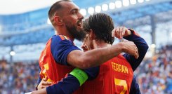 Una España distinta a la del Mundial empata con Irak De la Fuente hizo debutar a ocho jugadores.