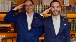 Abelardo de la Espriella y su fórmula vicepresidencial José Manuel Restrepo./Foto: Cortesía
