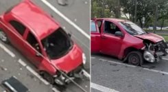 Niña de 3 años y su abuela salen ilesas tras explosión de una papa bomba durante disturbios en la Universidad del Valle de Cali