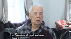 Luis Cano, hombre más longevo de EE.UU. Foto: captura de pantalla de un video en YouTube publicado por Telemundo 47. El Universal