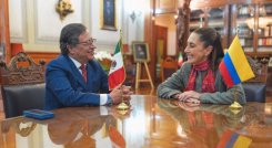 PETRO Y LA PRESIDENTE DE MÉXICO 