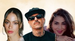Tini, Greeicy y Mike Bahía. Fotos:  Redes Sociales // imagen ilustrada. El Universal.