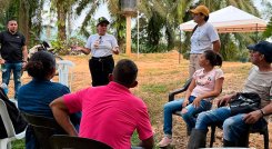 Campesinos beneficiados con la entrega de la Agencia Nacional de Tierras (ANT). / Foto: cortesía