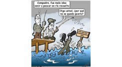 08-07-26 - Caricatura, Pataletas de ahogado