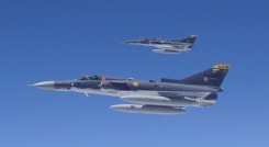 Aviones IAI Kfir FAC. Foto: colprensa.