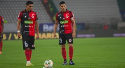Leider Berdugo y Mauricio Duarte, Cúcuta vs. Once Caldas. 
