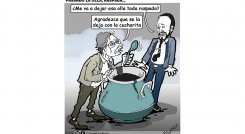 Pasando la olla, raspada