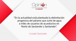 A cuidar Santurbán
