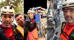 El entrenador de ciclismo que desafió el concreto para buscar vidas en La Guaira, Venezuela 