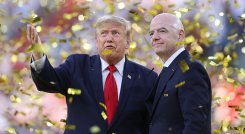 El presidente de los Estados Unidos cree que es descabellado sacar a Infantino de la FIFA.