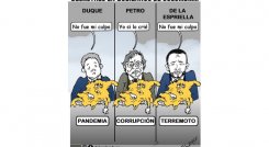 20-08-26 - Caricatura, Desastres en gobiernos de Colombia.