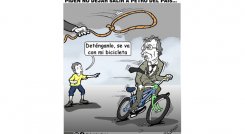 22-08-26 - Caricatura, Piden no dejar salir a Petro del país.