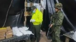 Ejército destruye laboratorio del ELN y halla 1.836 kilos de cocaína en Cauca