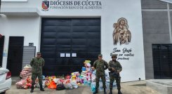 Ejército campaña de donación.