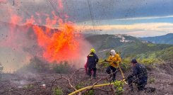 Incendio forestal en Ocaña.