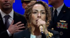 Video: Maía interpretó el Himno Nacional en la posesión de Abelardo De La Espriella