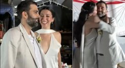 ¡El amor todo lo puede! Recién casados dejaron su celebración para ayudar a damnificados por el terremoto