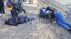 Pareja de motociclistas asesinada a disparos 