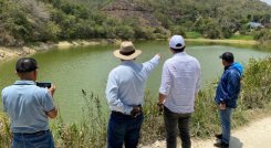 Reservorios de agua para mitigar la sequía en Ocaña.