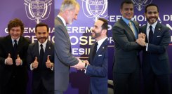 Presidente Electo De la Espriella  se reunió con el Rey Felipe VI,  Javier Milei y Daniel Noboa 