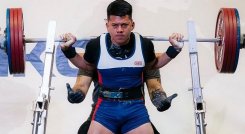 Leandro Correa conquistó su primer oro suramericano en potencia.