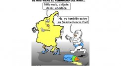 14-09-26 - Caricatura, Se nos viene el fenómeno del Niño.
