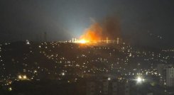 Incendio en la Subestación San Mateo.