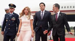 Marco-Rubio-con-su-esposa. Foto: Cancillería.