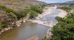 Río Pamplonita, en alerta naranja. Foto: Cortesía