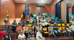 El primer encuentro fue con los líderes de las comunas 1, 2 y 5./Foto Cortesía