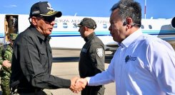 Gobernador de Norte de Santander junto al Mindefensa llegan a Ocaña para coordinar acciones de seguridad