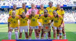 La selección Colombia femenina de mayores es la actual campeona de la Liga de Naciones 2026.